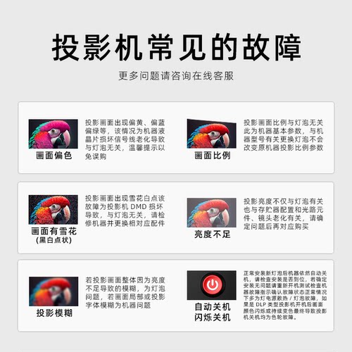 原装麦乐普适用明基投影仪灯泡W1070+i700 i720 W1080STW1120W1200 W1500 W1700W2000MS531MX666投影仪灯泡 - 图2
