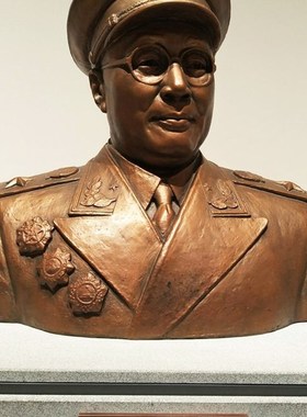 国父孙中山铸铜人物雕塑玻璃钢革命伟人名人半身像校园文化摆件