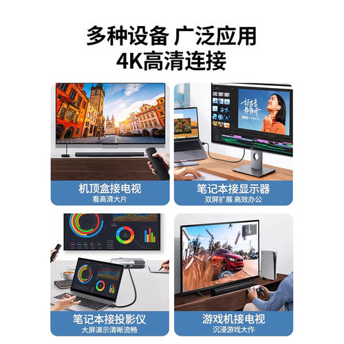 HDMI2.0版4K极细柔软线mini hdmi线超细4K高清线micro大转小PS5线 - 图0