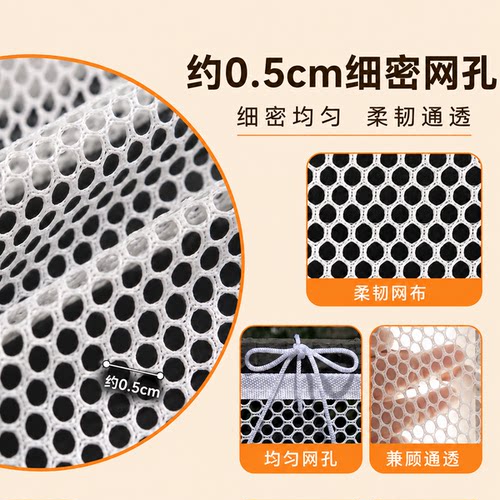 楼梯防护网安全绳阳台防坠网儿童围栏安全防猫栅栏门栏加密防护网 - 图1