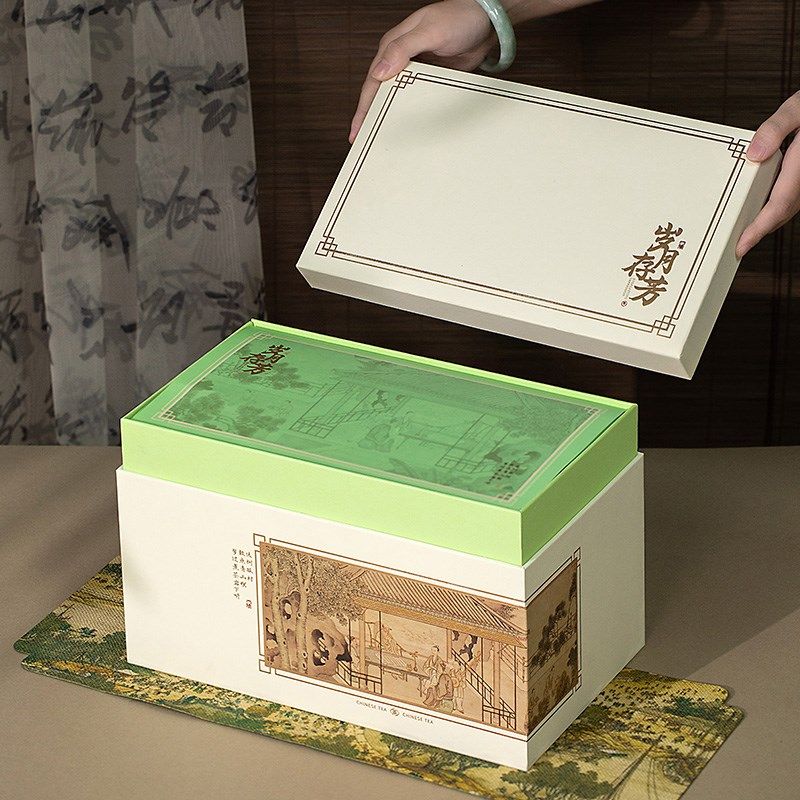 复古茶叶包装礼盒空盒福鼎白茶春茶红茶陈皮普洱散茶礼品盒子定制,淘宝优惠券,粉丝福利购,淘宝优惠卷
