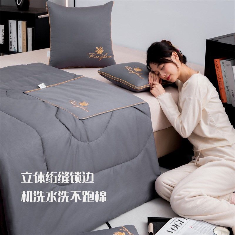 全棉两用抱枕被多功能车载靠垫背二合一办公室公司午睡折叠枕头被,淘宝优惠券,粉丝福利购,淘宝优惠卷