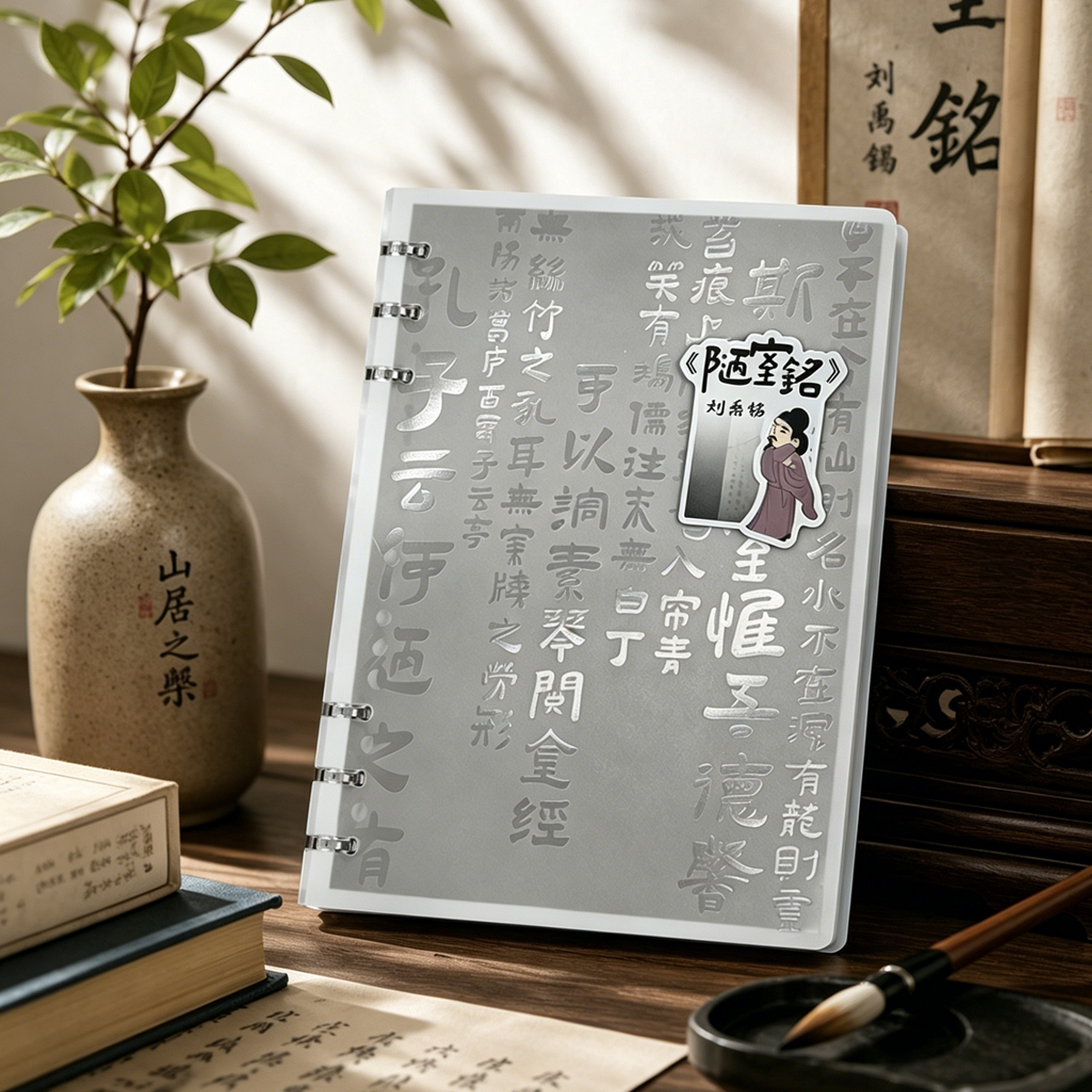 【重庆中国三峡博物馆】诗意三峡笔记本-刘禹锡文化创意礼品送礼