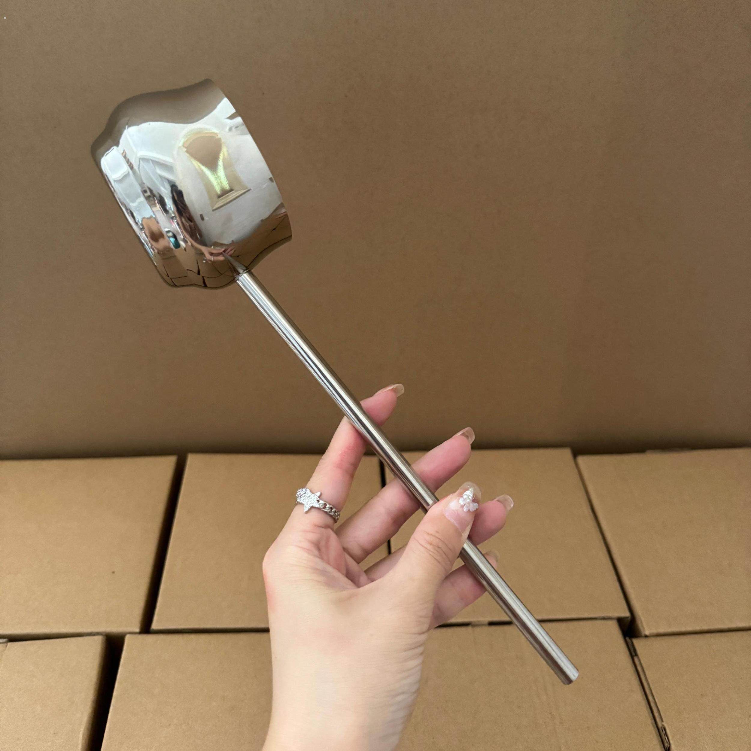 米诺家家用316不锈钢食品级勺子 泼油勺热油浇油调料小锅长柄油锅,淘宝优惠券,粉丝福利购,淘宝优惠卷