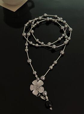 女士珍珠腰链女配裙子装饰高级感女款连衣裙收腰链条腰带高端配饰