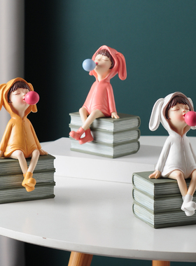 家居装饰品儿童房书柜书桌摆件客厅送女生日礼物客厅房间创意摆设