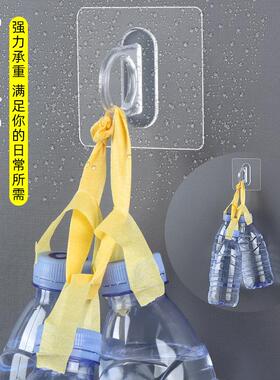 家用置伞架壁挂收纳架门后雨伞免打孔放伞置物架门口无痕环形挂钩