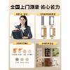 Entrance hole board dressing mirror integrated storage rack custom-shaped wall full-body mirror door storage hanging board