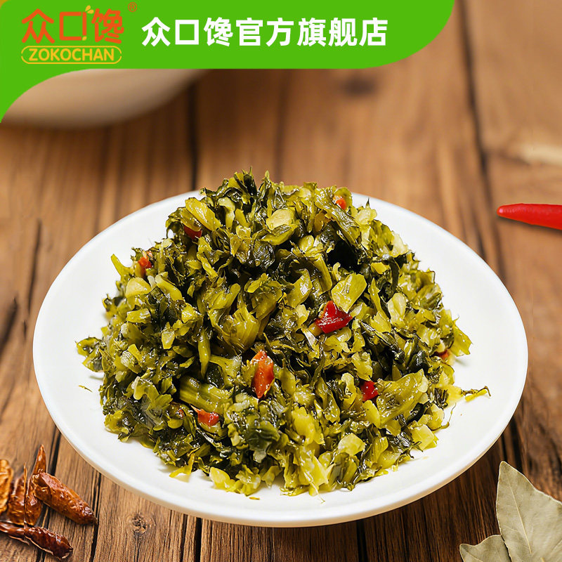 众口馋香辣外婆菜下饭开胃菜脆嫩酸盐菜腌菜农家即食拌饭拌面酱菜