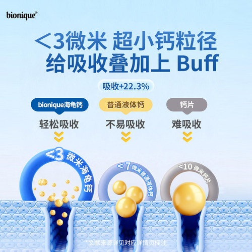 Bionique海龟钙液体钙螯合钙有机柠檬酸钙镁锌D3K2儿童婴幼儿宝宝 - 图1