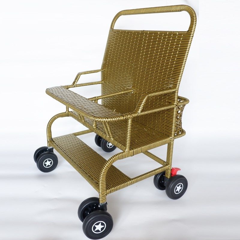 双胞胎推车仿藤推车折叠藤椅婴儿小推车可坐可躺轻便藤推车双人坐,淘宝优惠券,粉丝福利购,淘宝优惠卷