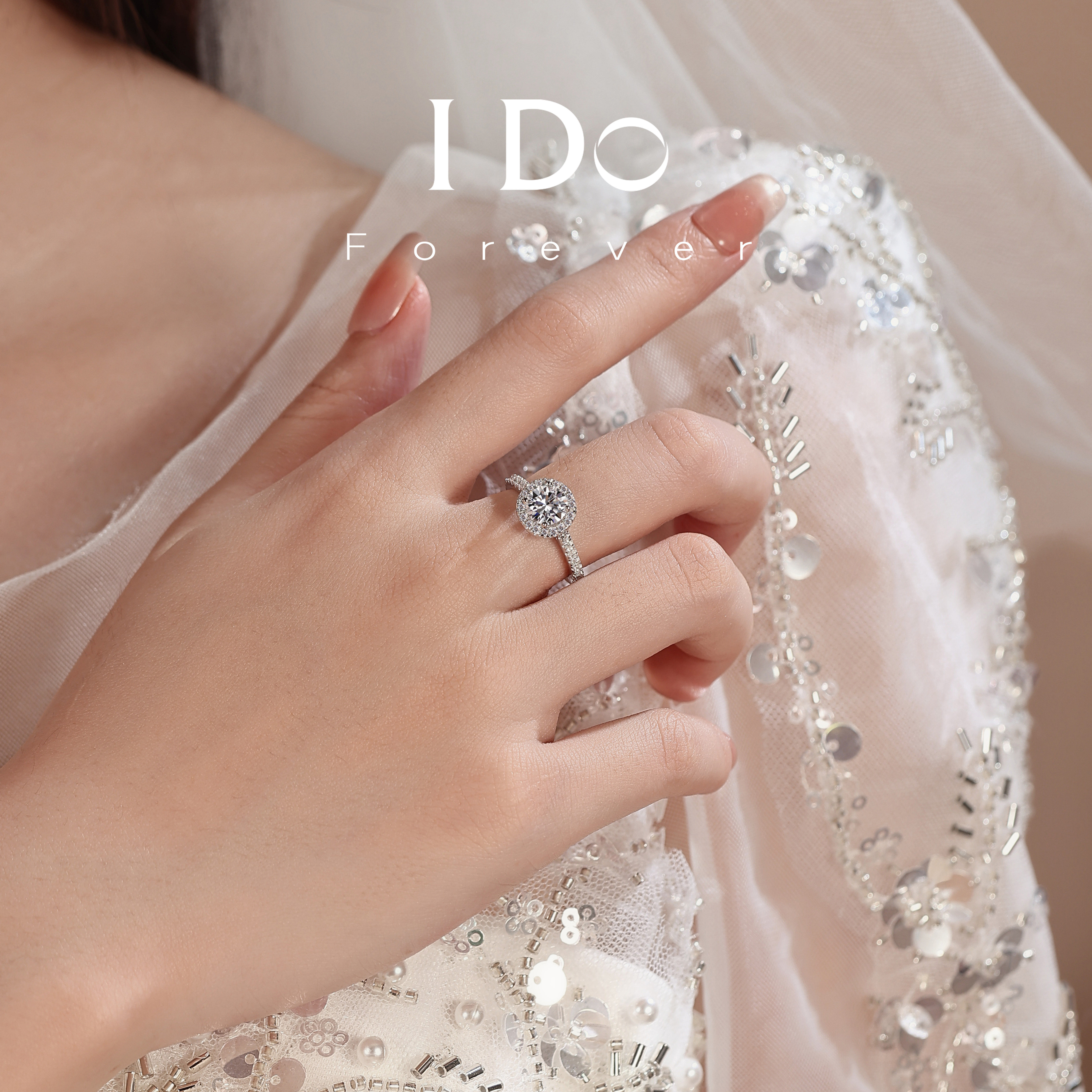 IDOForever cultured diamond one carat diamond ring