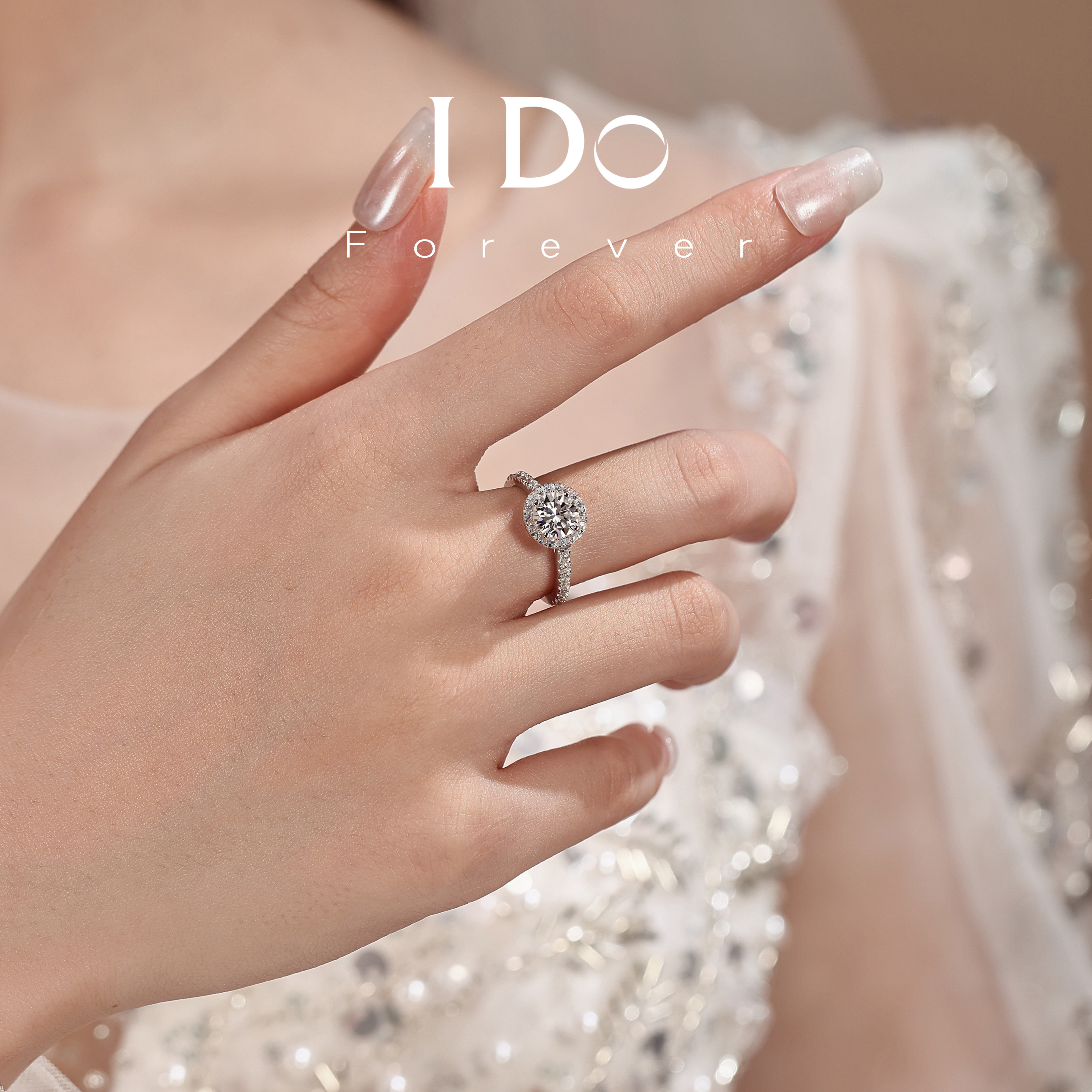 IDOForever cultured diamond one carat diamond ring