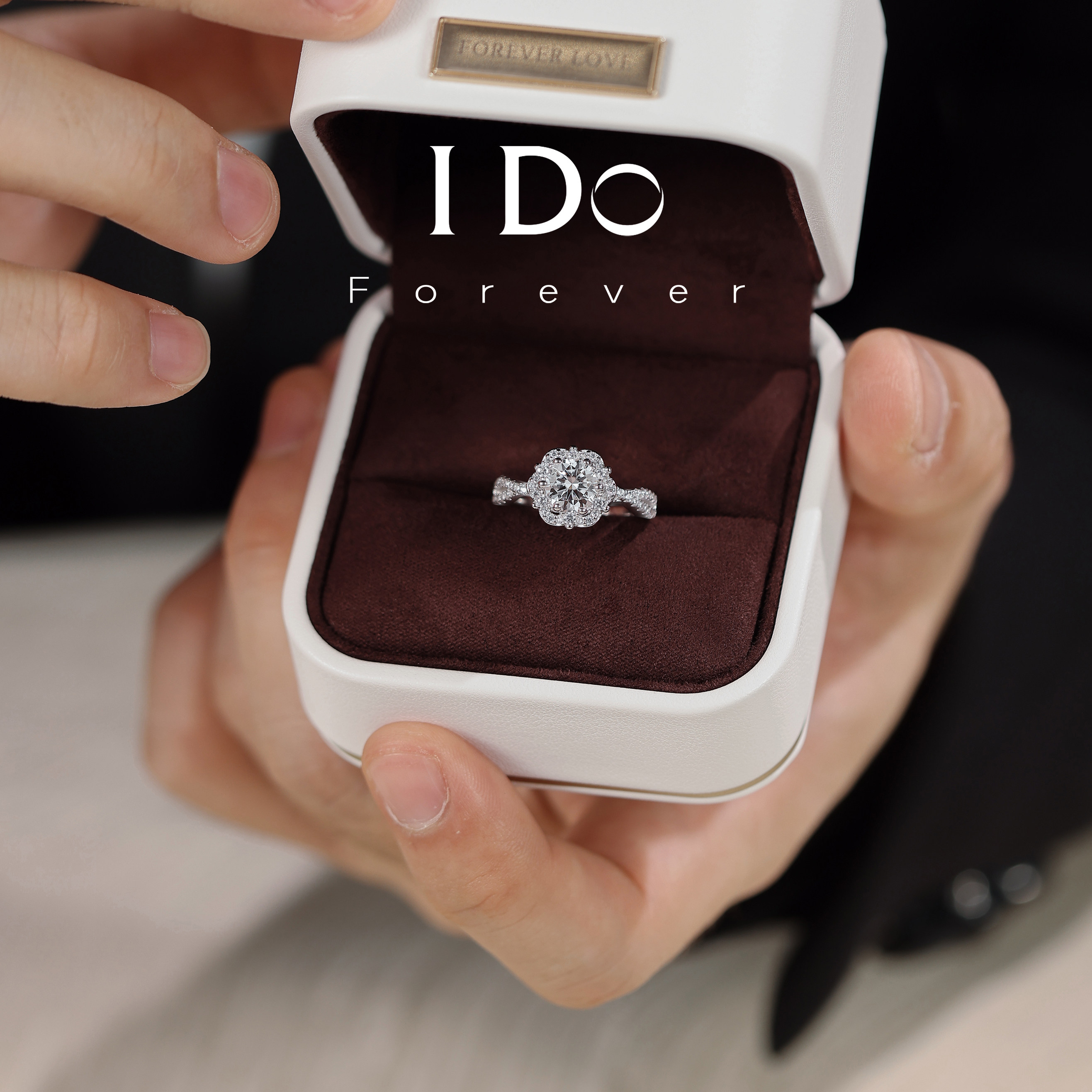 IDO Forever cultured diamond Princess Elsa ring