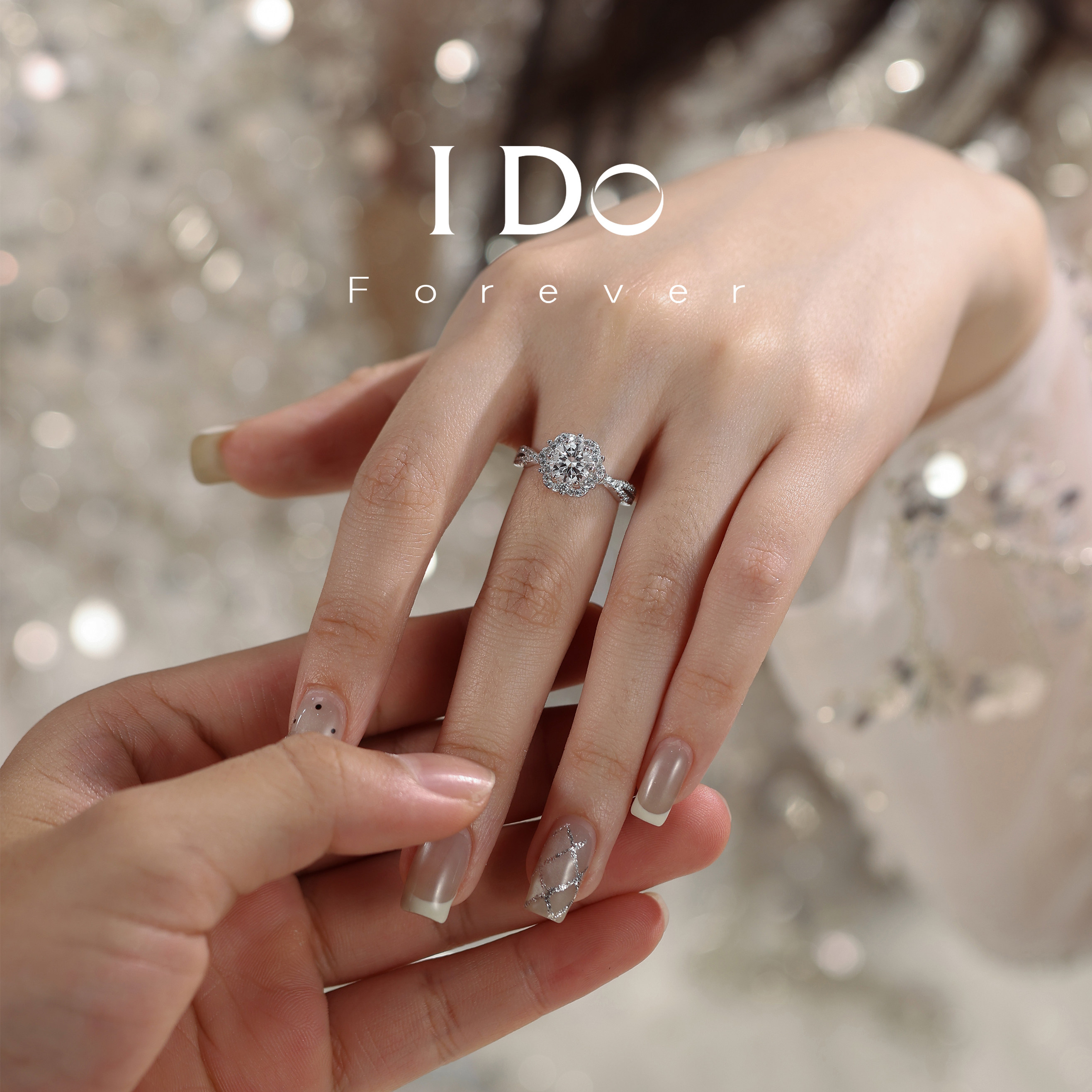 IDO Forever cultured diamond Princess Elsa ring