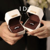IDO Forever silver ring cultured diamond ring couple model