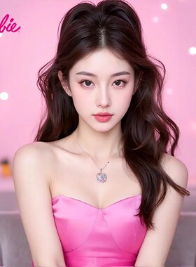 S925银配饰芭比公主城堡项链女