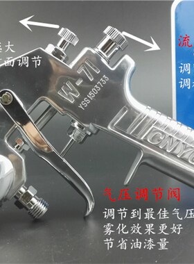 气动工具W-71S精品喷漆枪压送式w71G油漆涂料喷枪家具汽车喷涂枪