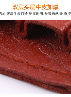 电工腰包牛皮专用工具包皮套皮带小五金腰带嵌套多功能五联三联皮
