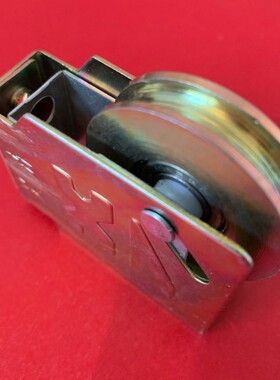铝合金门窗滑轮老式配件90型铝合金门窗滑轮推拉门轨道滑轮下轮