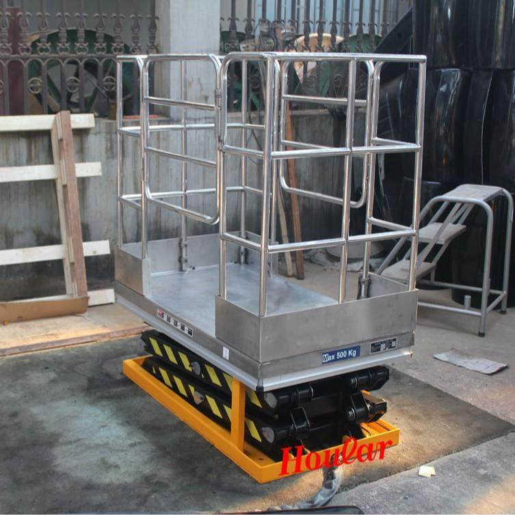 304不锈钢电动升降平台1吨升降机SUS剪叉式液压升降平台食品工厂,淘宝优惠券,粉丝福利购,淘宝优惠卷