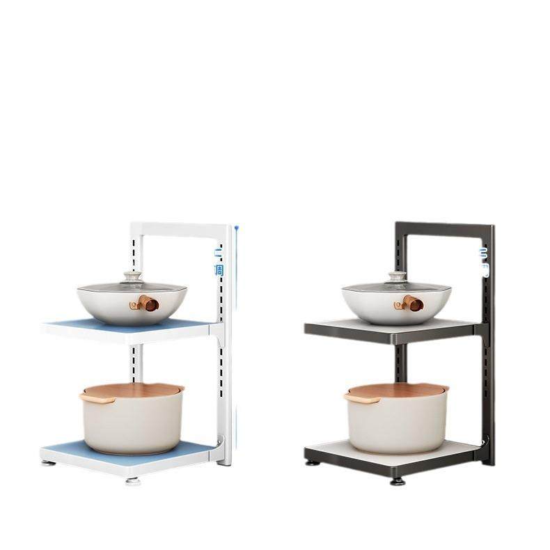 厨房锅架多层置物架窄夹缝架台面墙角放锅下水槽分层收纳储物厨具,淘宝优惠券,粉丝福利购,淘宝优惠卷