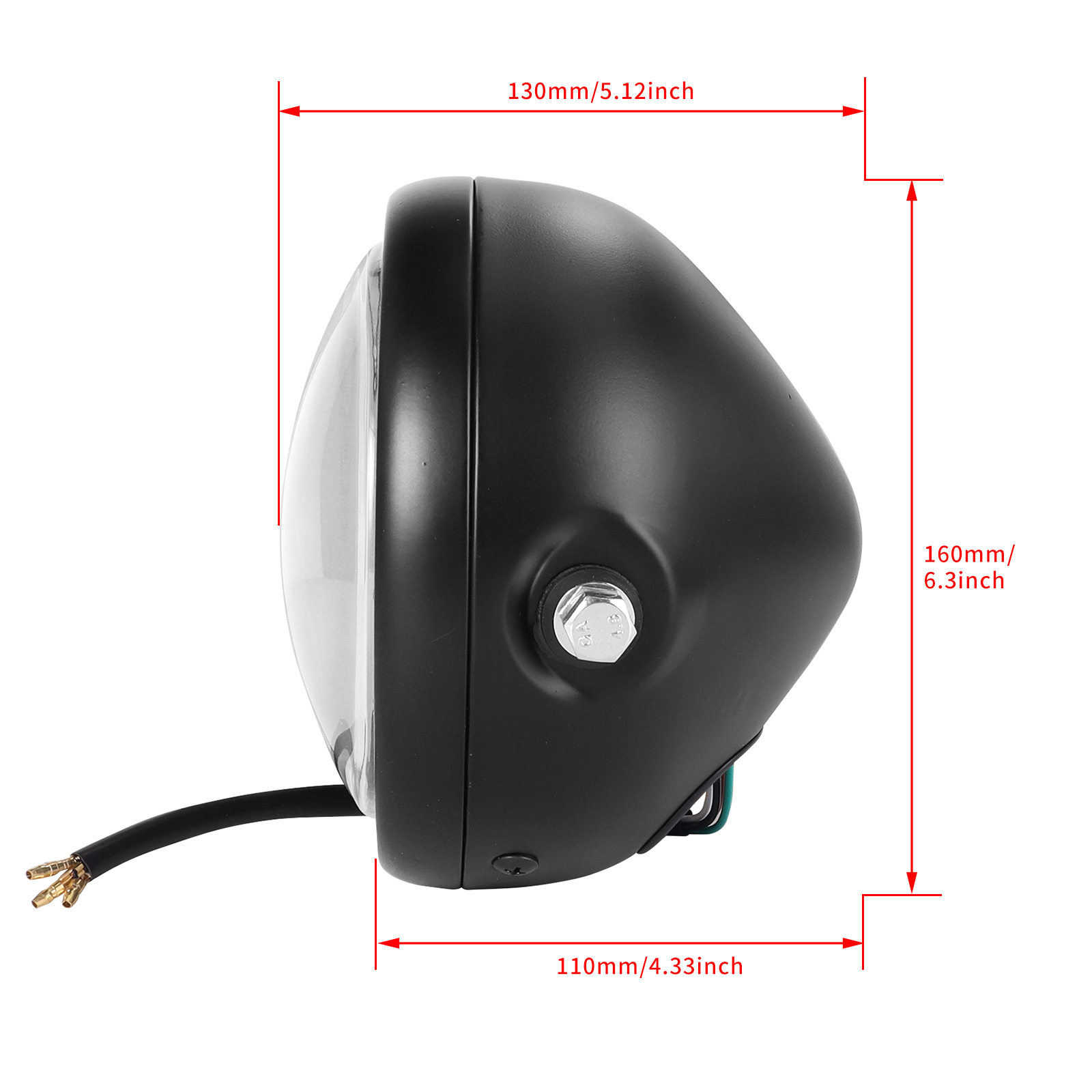 Retro motorcycle modified LED daytime aperture headlights headlights Harley motorcycle headlights retro lights