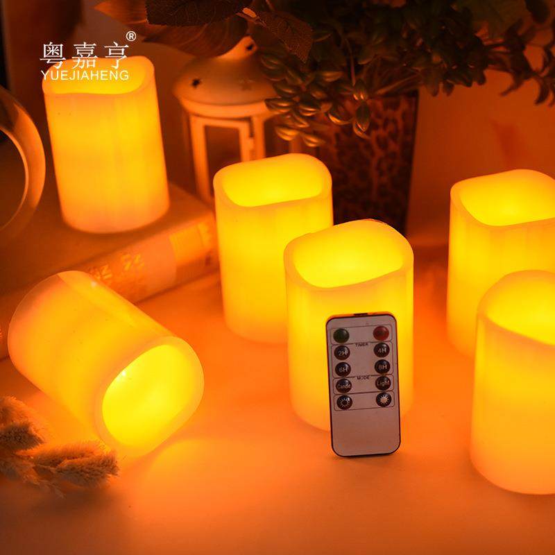 7.5cm波浪口遥控LED电子蜡烛浪漫温馨会所求婚创意装饰石蜡假蜡烛,淘宝优惠券,粉丝福利购,淘宝优惠卷