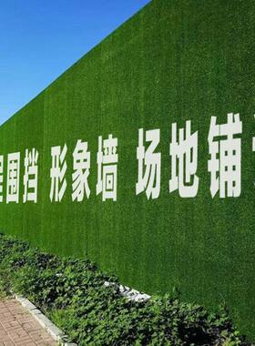 地毯绿植塑料垫子工程围挡人造草坪假草皮仿真植物防晒工程围墙