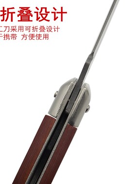 包邮木柄电工刀直刃弯刃特种钢剥皮刀电缆多功能专用电缆刀剥线刀