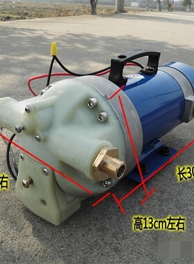 农用12V48V310-5缸隔膜高压泵电动水泵打药机喷雾喷药直流抽水机
