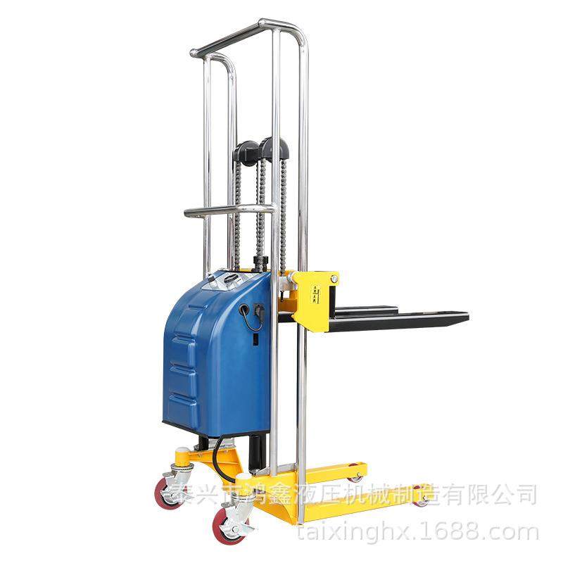 轻便型堆高车半电动液压物料搬运装卸车防滑防漏油缸半电动叉车,淘宝优惠券,粉丝福利购,淘宝优惠卷