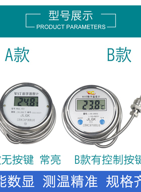 数显温度计带探头WST/DTM-491高精度电子工业防水数字水温表
