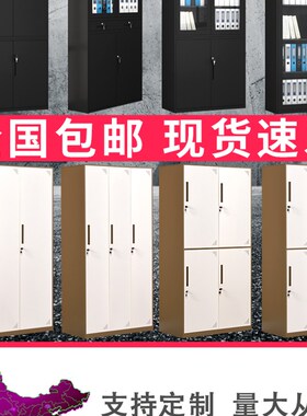 中转集运仓专拍文件柜更衣柜铁皮矮柜书铁柜非大陆地区员工储物柜
