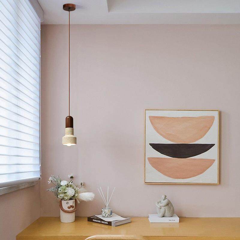 北欧侘寂风家用装饰吊灯玄关卧室床头灯简约工业风吧台餐桌餐厅灯,淘宝优惠券,粉丝福利购,淘宝优惠卷