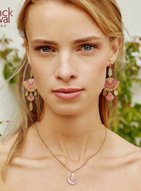 法国品牌Franck Herval YOKO系列项链珐琅彩绘时尚