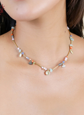 法国品牌Franck Herval弗里达系列项链彩色仙女送女友