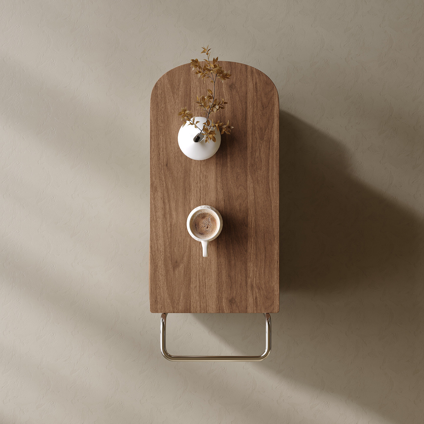 【自营】VRSUK设计师意式轻奢风北欧实木推车边几原创移动置物架