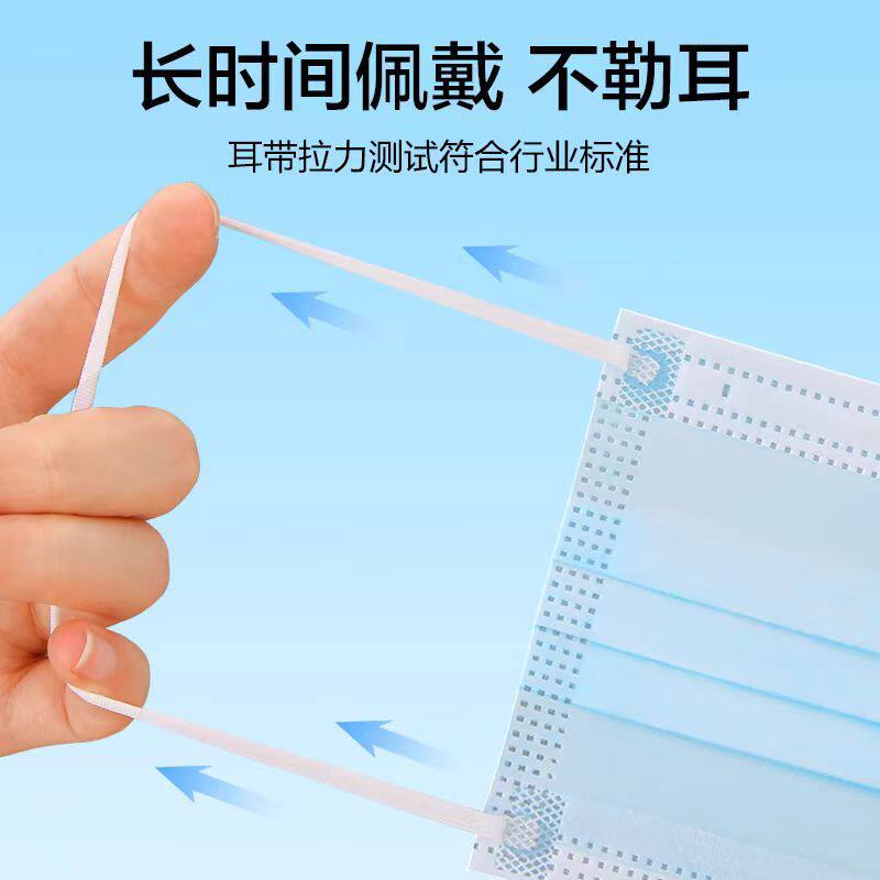 三层加厚成人男女口罩一次性防护高效防尘防飞沫秋冬季透气口罩