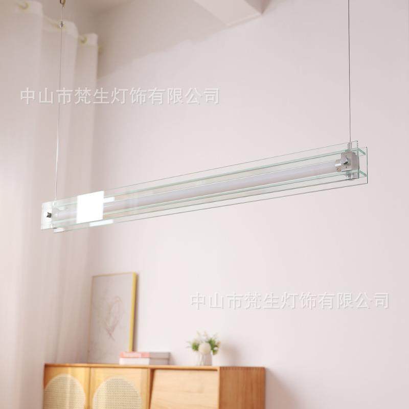极简长条一字餐厅马扎吊灯包豪斯玻璃吧台餐桌灯工作室工业风灯,淘宝优惠券,粉丝福利购,淘宝优惠卷