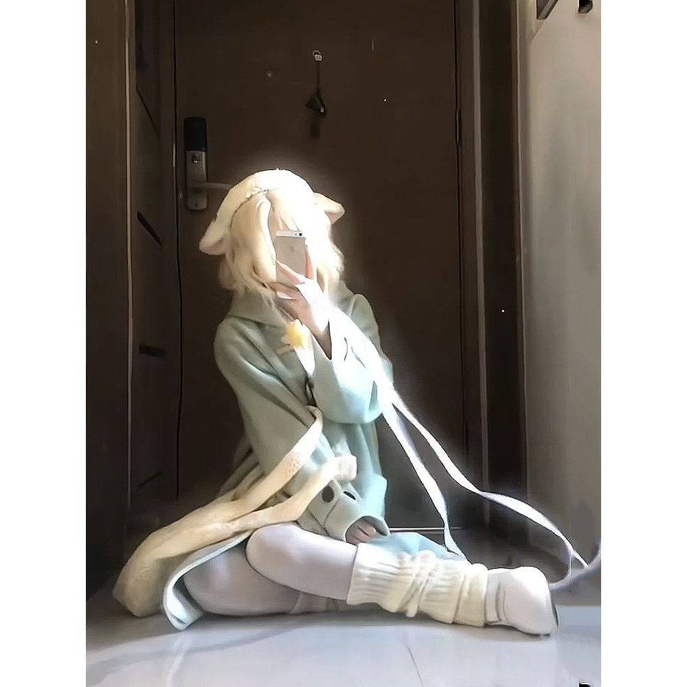 薄荷青提 冬季新款日系古早奈奈风设计感连帽中长款毛呢外套大衣,淘宝优惠券,粉丝福利购,淘宝优惠卷