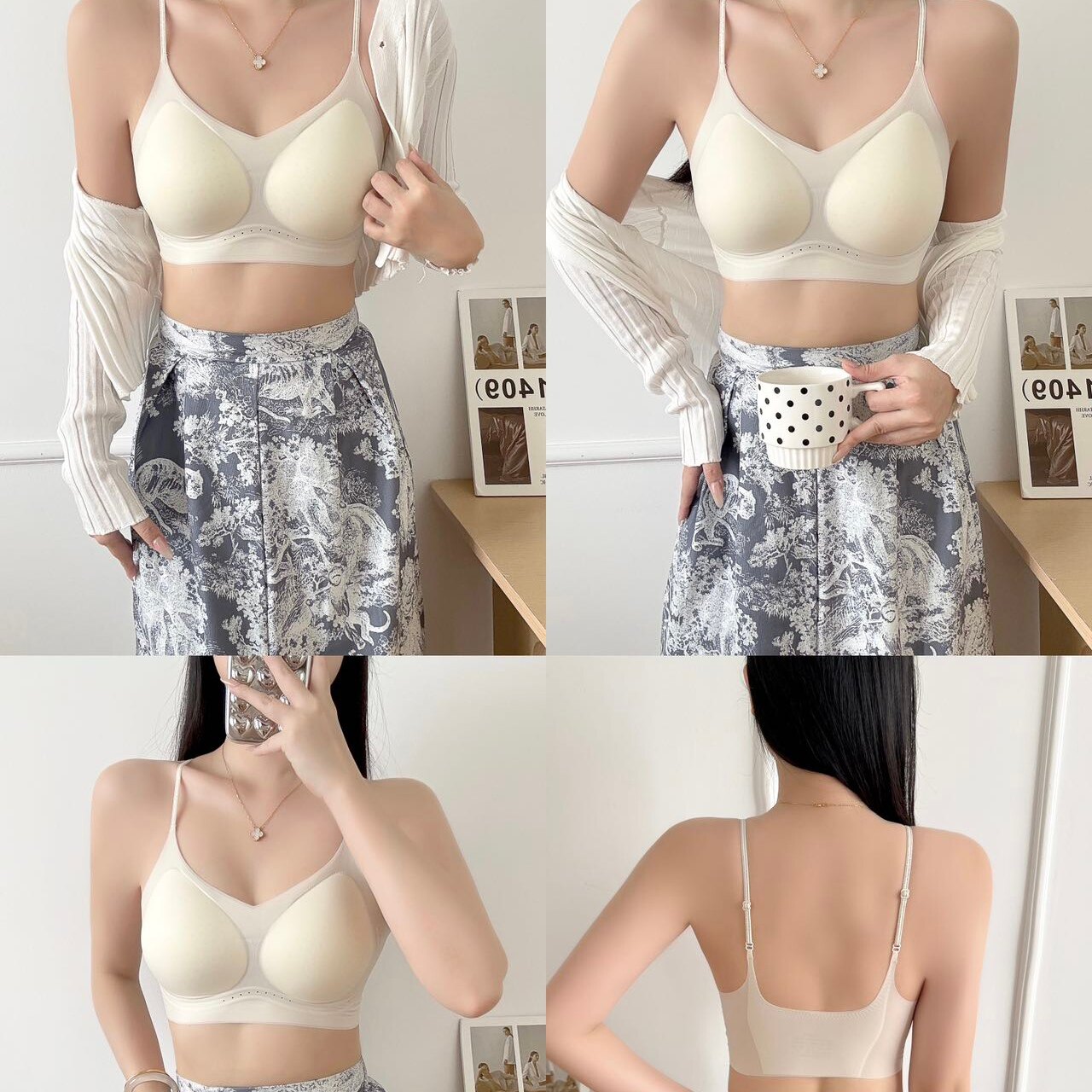 【草本初色】10A抑菌提拉承托聚拢凉感无痕内衣文胸罩