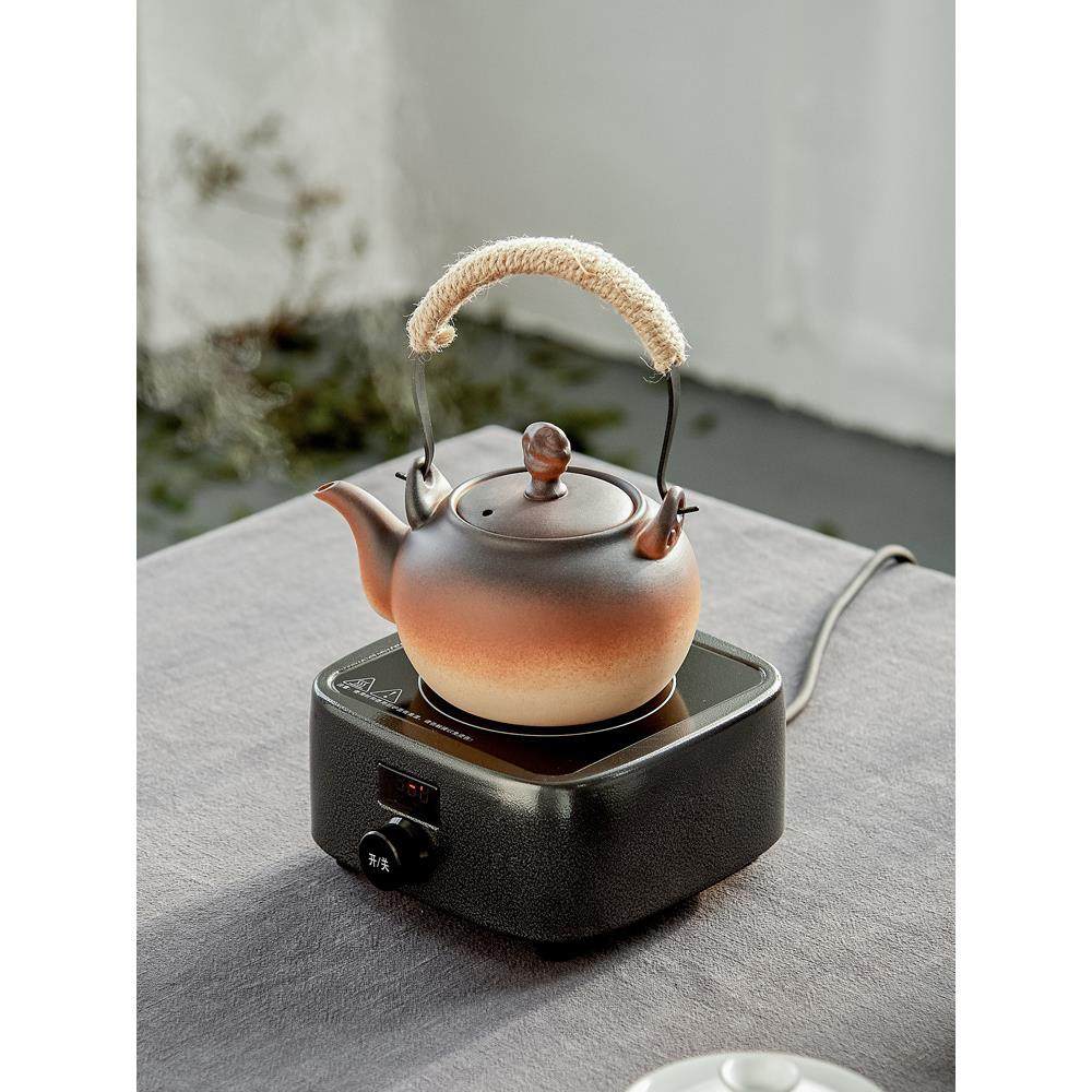 ◇家用茶具泡茶功夫烧水壶陶壶粗陶陶瓷提梁大茶壶煮茶器电陶炉,淘宝优惠券,粉丝福利购,淘宝优惠卷