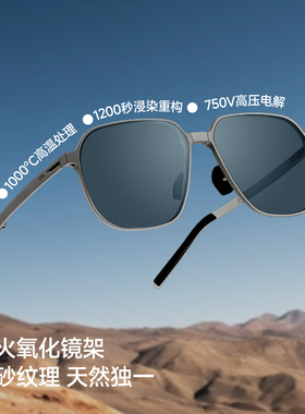 蕉下飞行员偏光防紫外线墨镜男