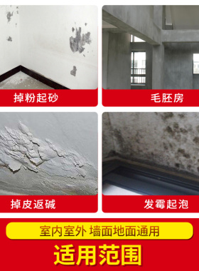 墙固地固界面剂水泥地面固沙宝处理剂内墙反碱防潮固化剂抗碱底漆