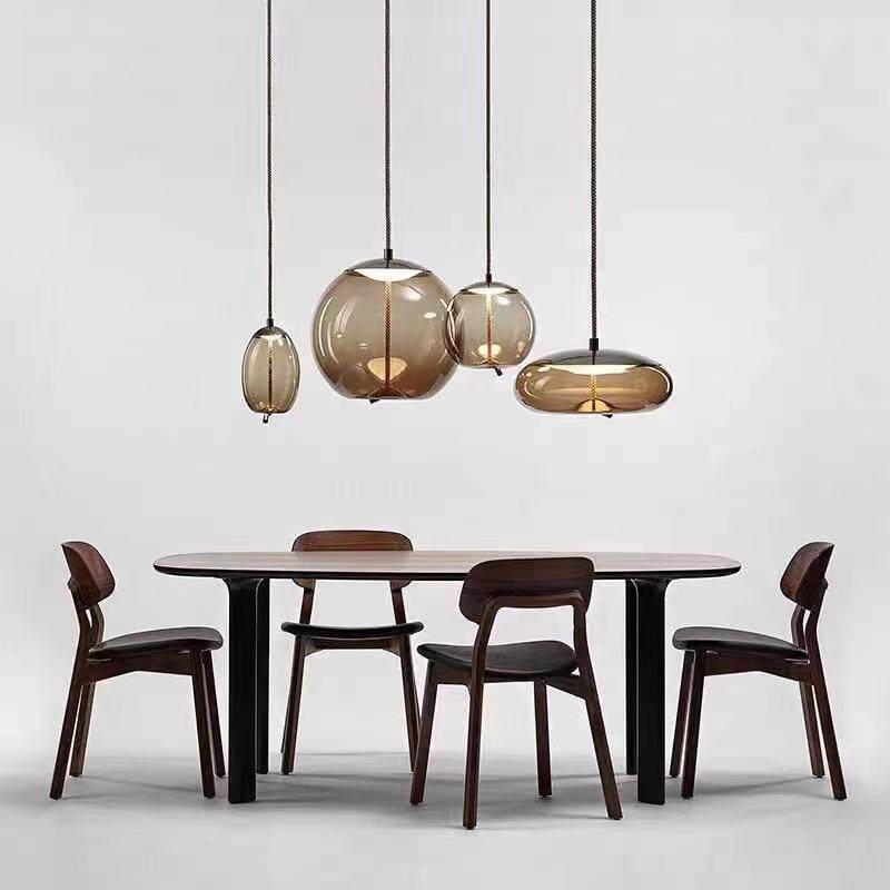 北欧后现代餐厅橱窗吧台床头时尚创意个性麻绳玻璃吊灯组合灯具,淘宝优惠券,粉丝福利购,淘宝优惠卷