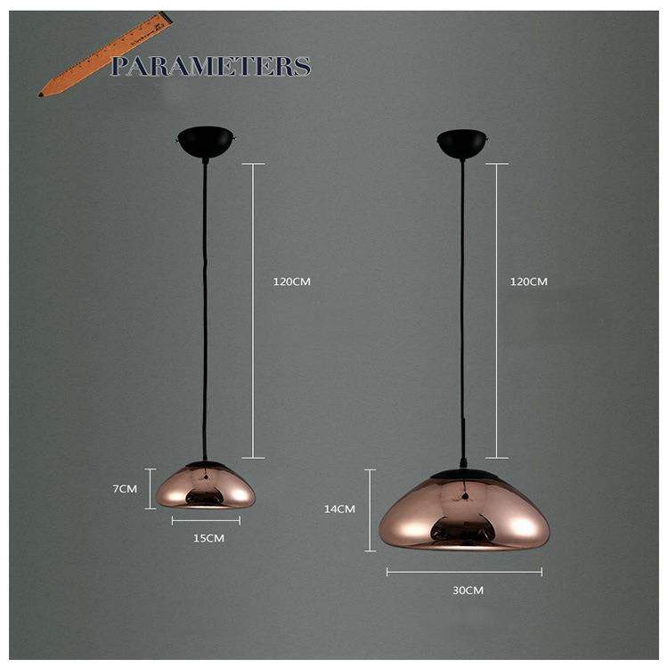 北欧简约创意黄铜碗电镀个性面包玻璃吊灯酒吧会所饭店吧台餐厅灯,淘宝优惠券,粉丝福利购,淘宝优惠卷