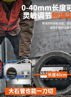 楼兰切墙机钢筋混凝土链条锯大功率多功能开门洞墙壁石材切割机