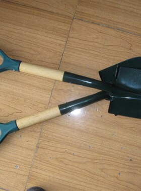 消防铲子黄沙箱专用铲子小号工兵消防铲大号救生铲铁铲工具