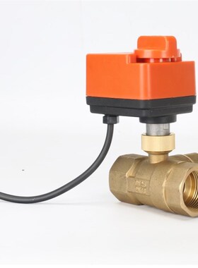 电动球阀开关二线常开常闭式电动二通球阀AC220V电动三通球阀门